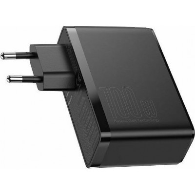 Baseus GaN2 Pro Φορτιστής 100W 2x USB + 2x USB-C Black